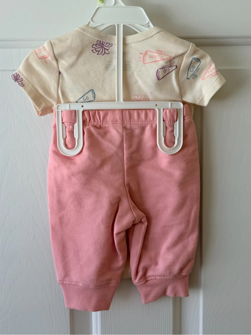 Carter's Pink and Cream Baby Girl 3-Piece Set